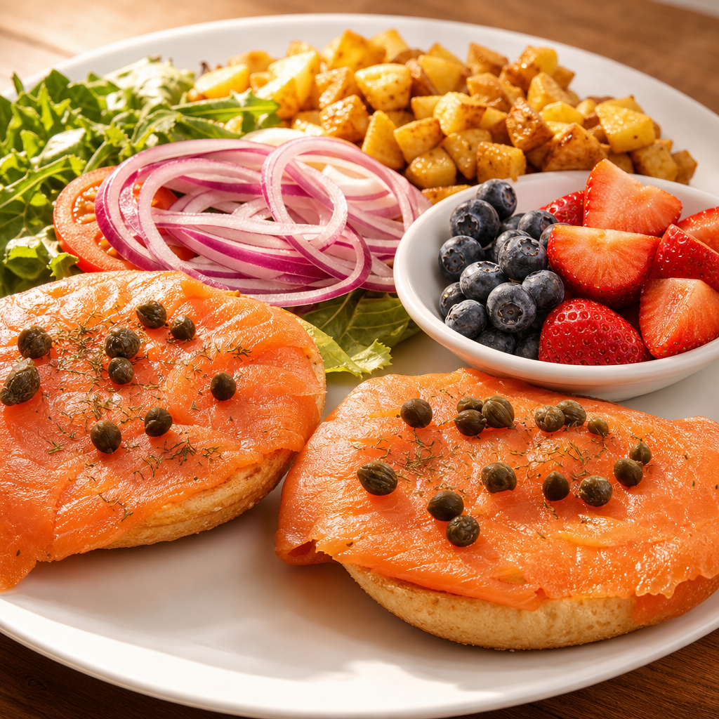 Smoked Salmon Bagel