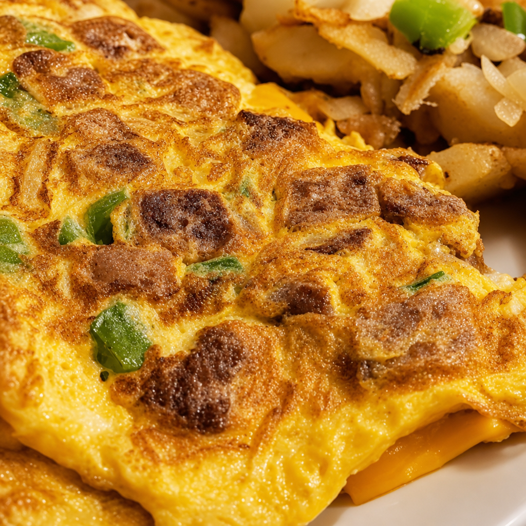 Sausage Omelet.