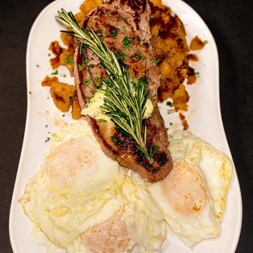 Steak and Eggs.