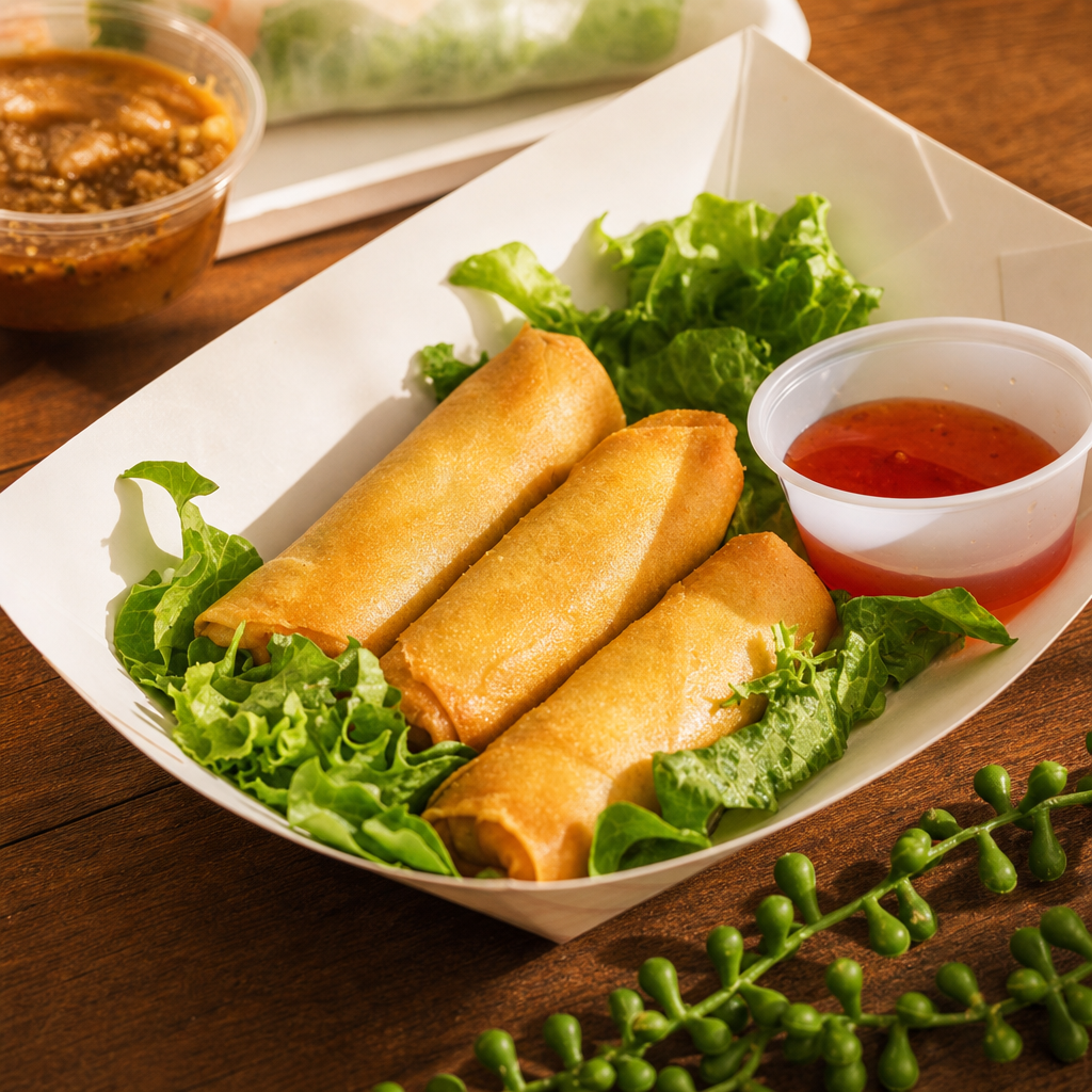 3 Eggrolls.