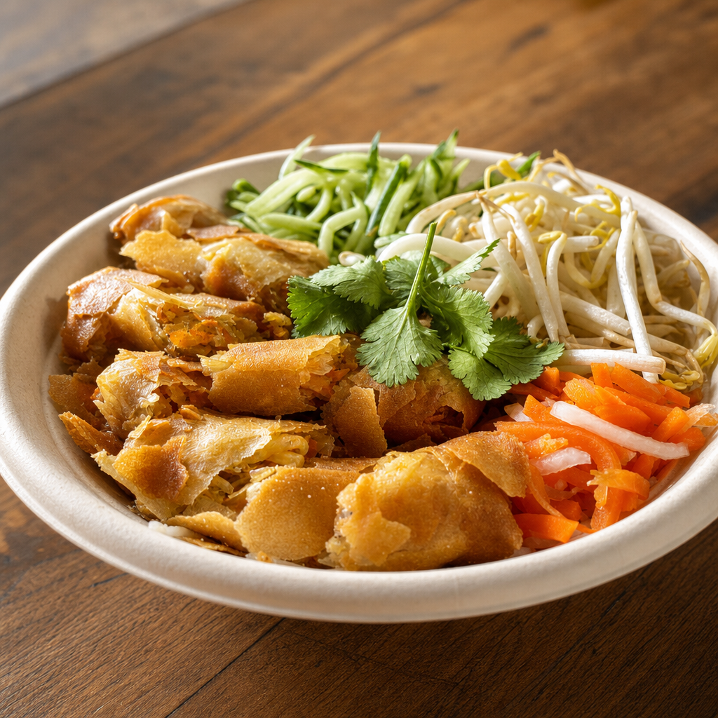 Vermicelli 3 Veggie Eggrolls.