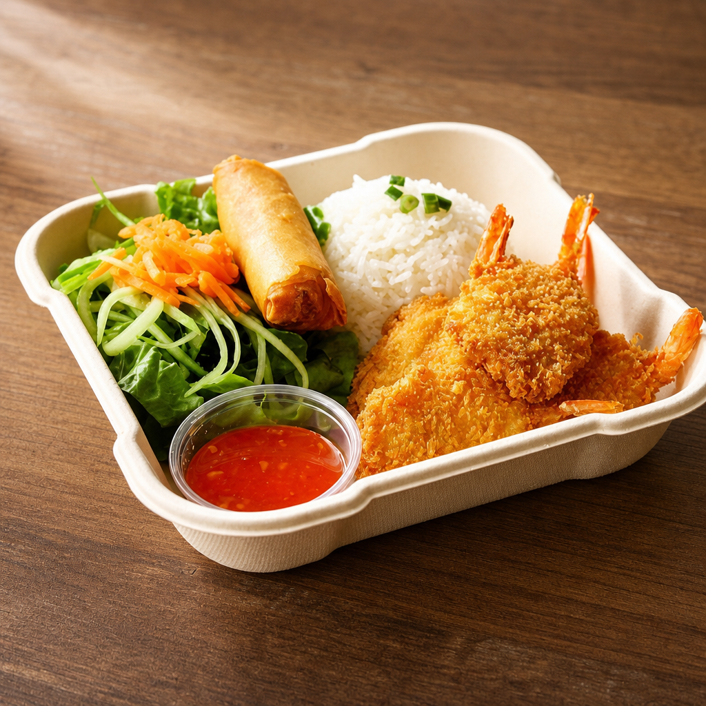 Rice Fried Shrimp.