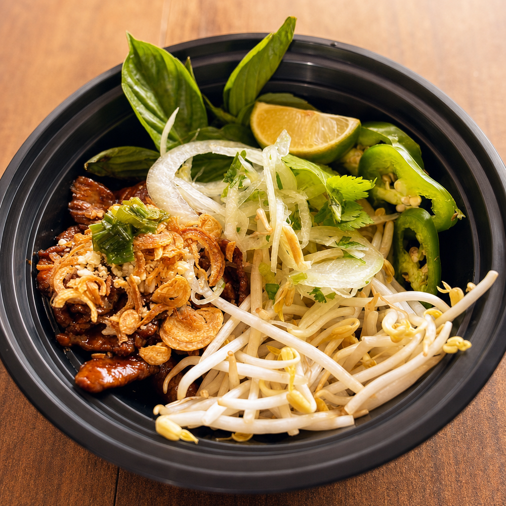 Pho Kho - Dry Pho (Pork).