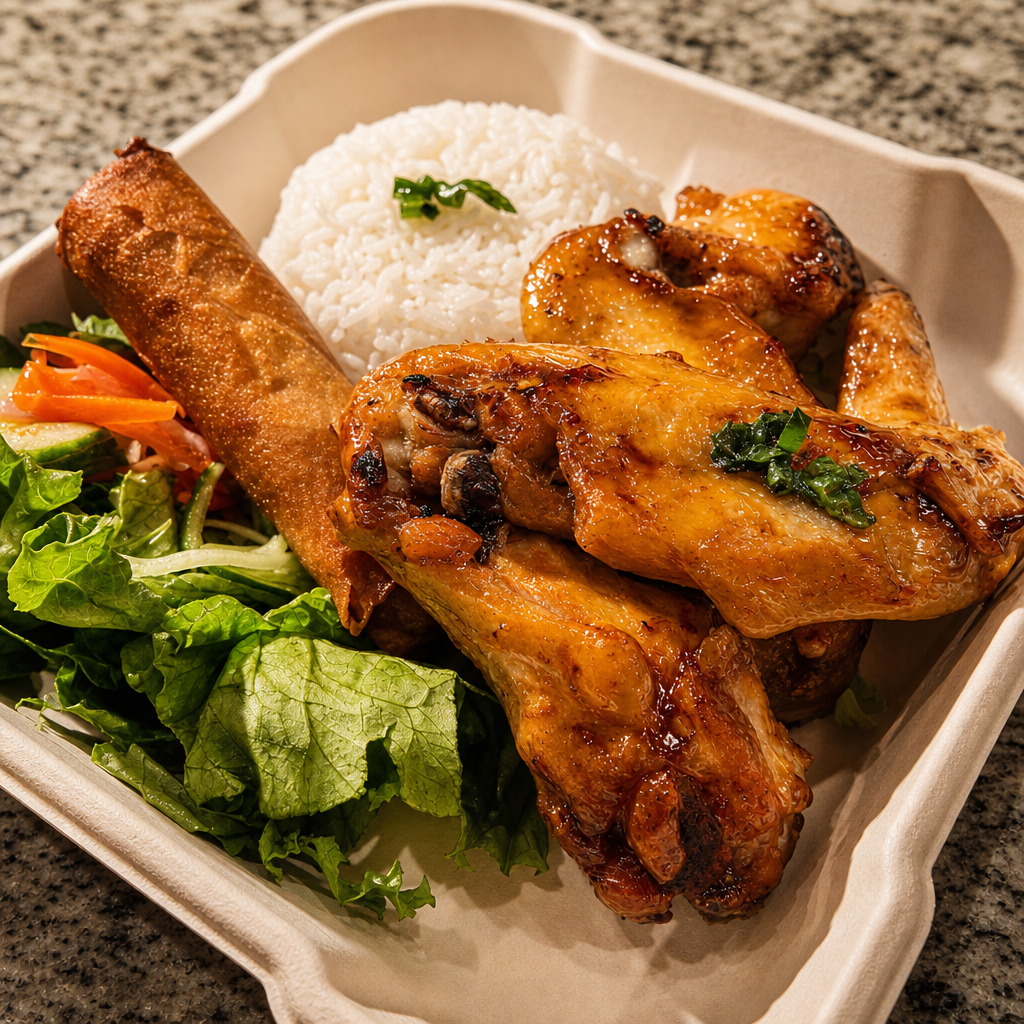 Rice Chicken Wings.