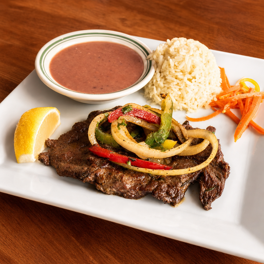 Bistec Encebollado