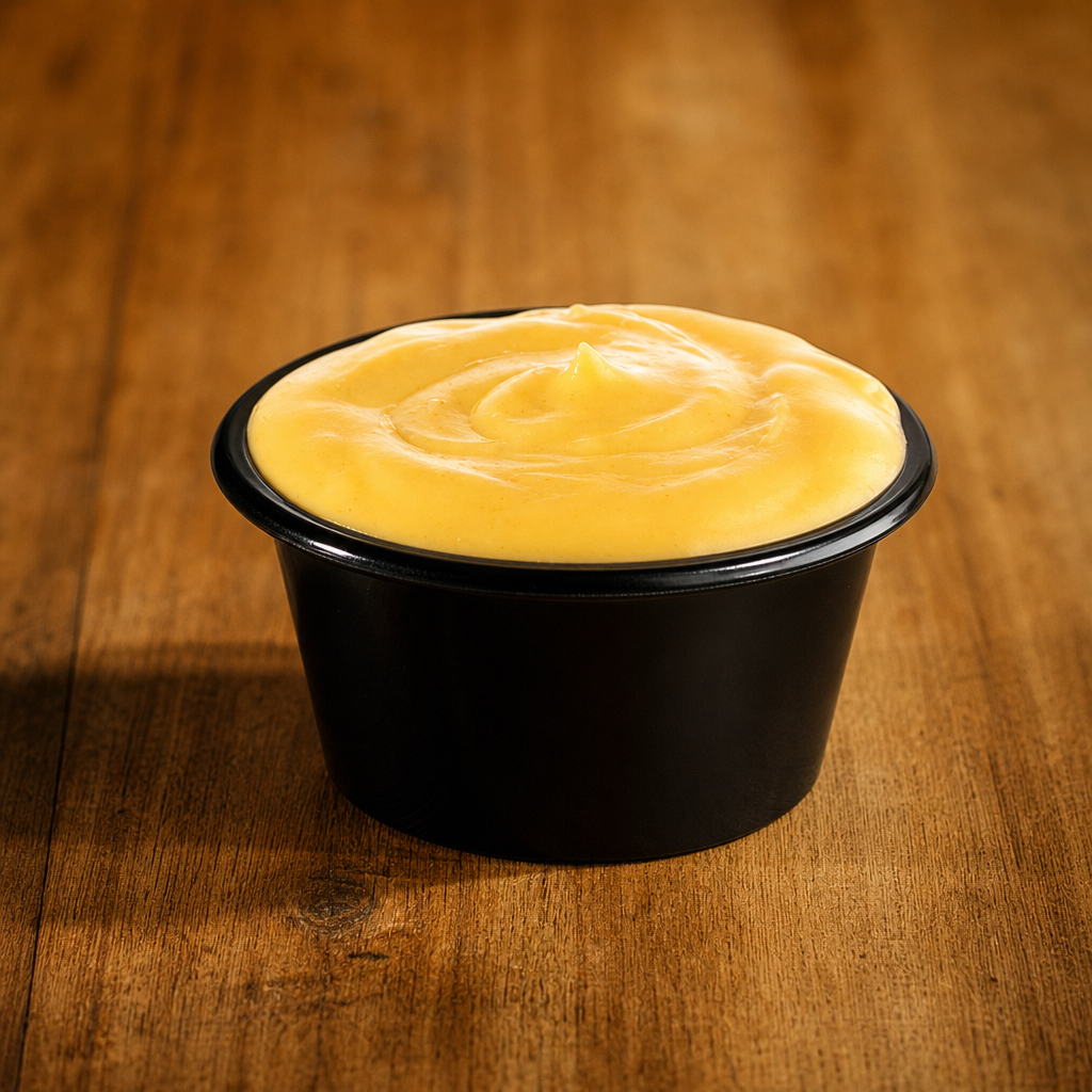 CUP OF NACHO CHEESE.