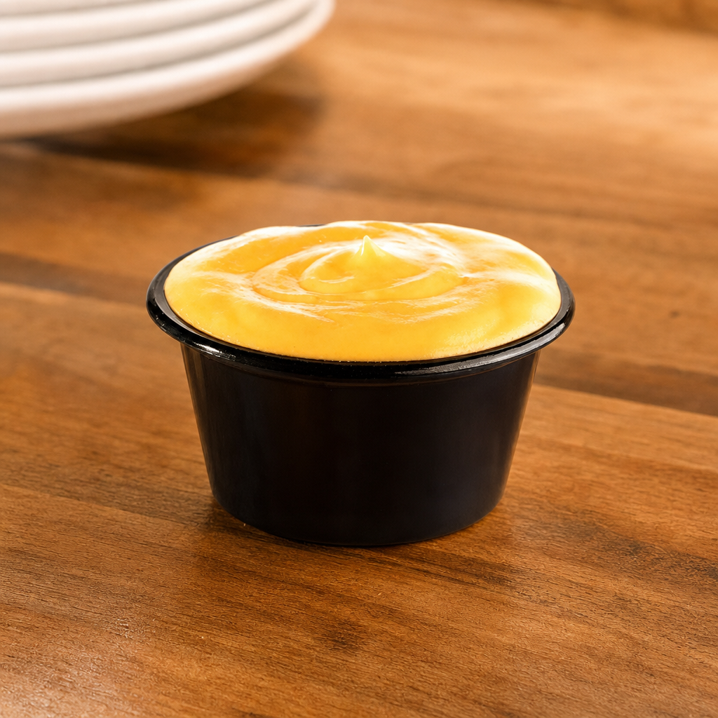 CUP OF CHEDDAR CHEESE.