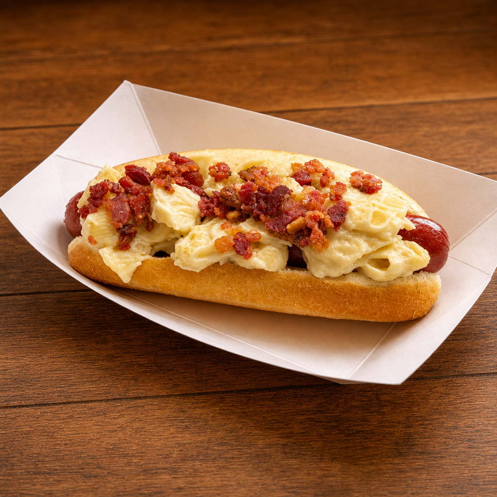 MAC N CHEESE FRANK.