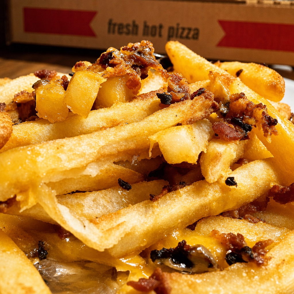 Bacon Cheddar Fries.