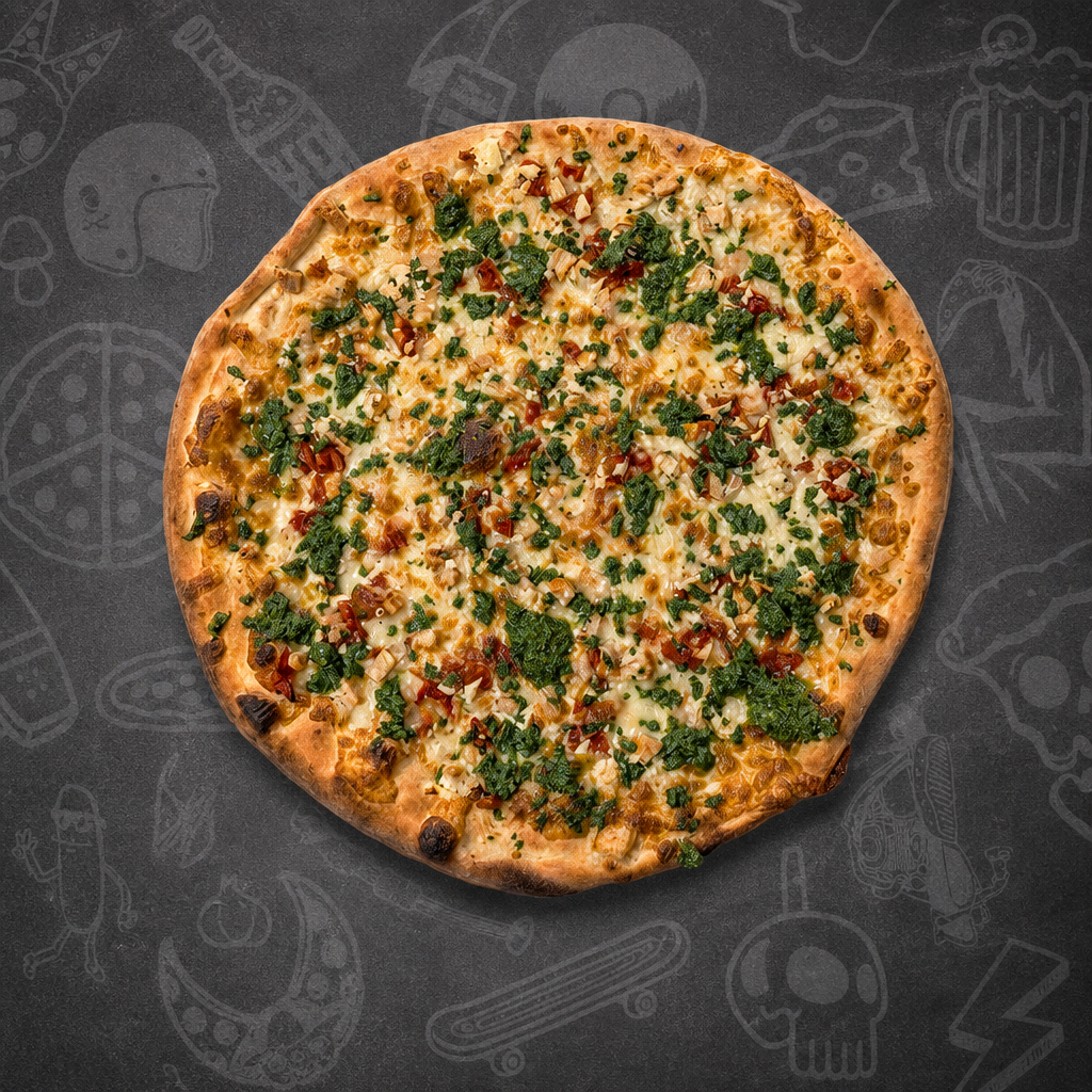 Chicken Tomato Pesto Whole Pie
