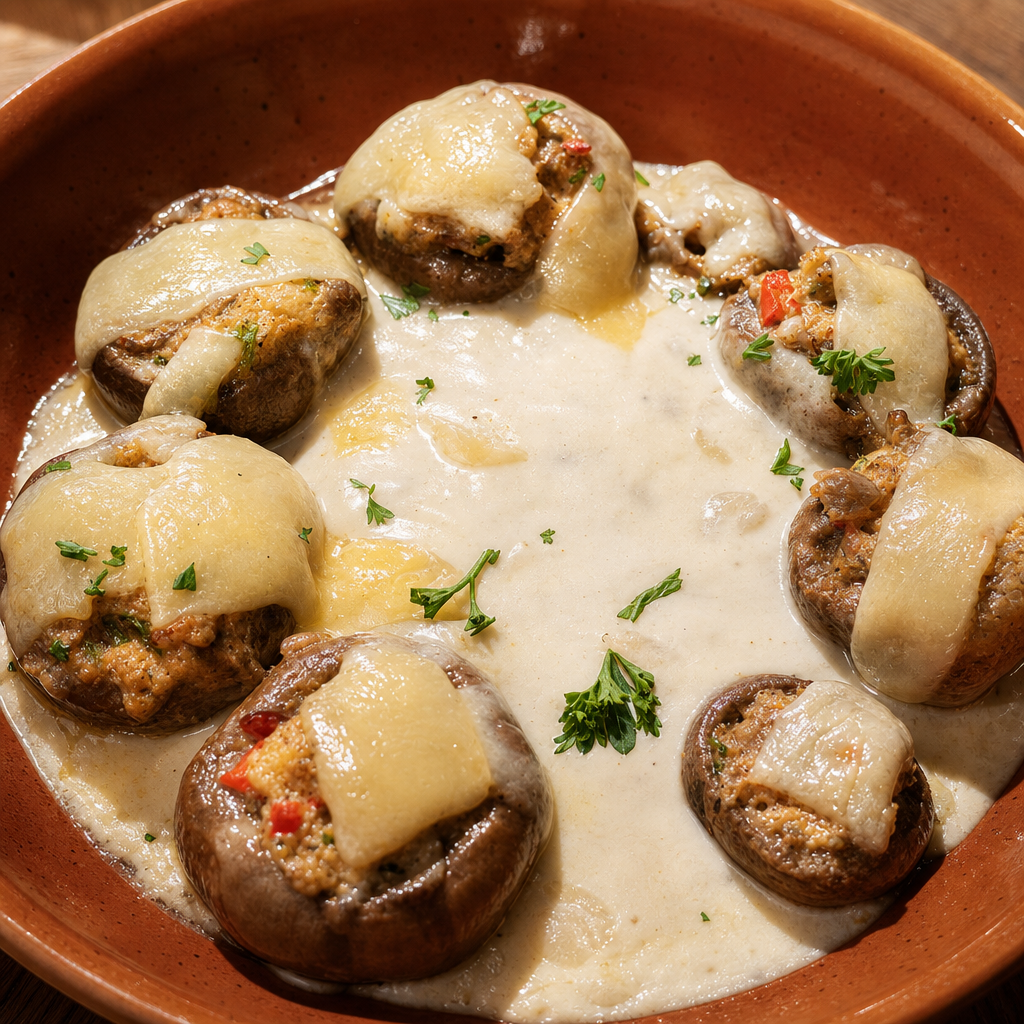 Stuffed Mushrooms.