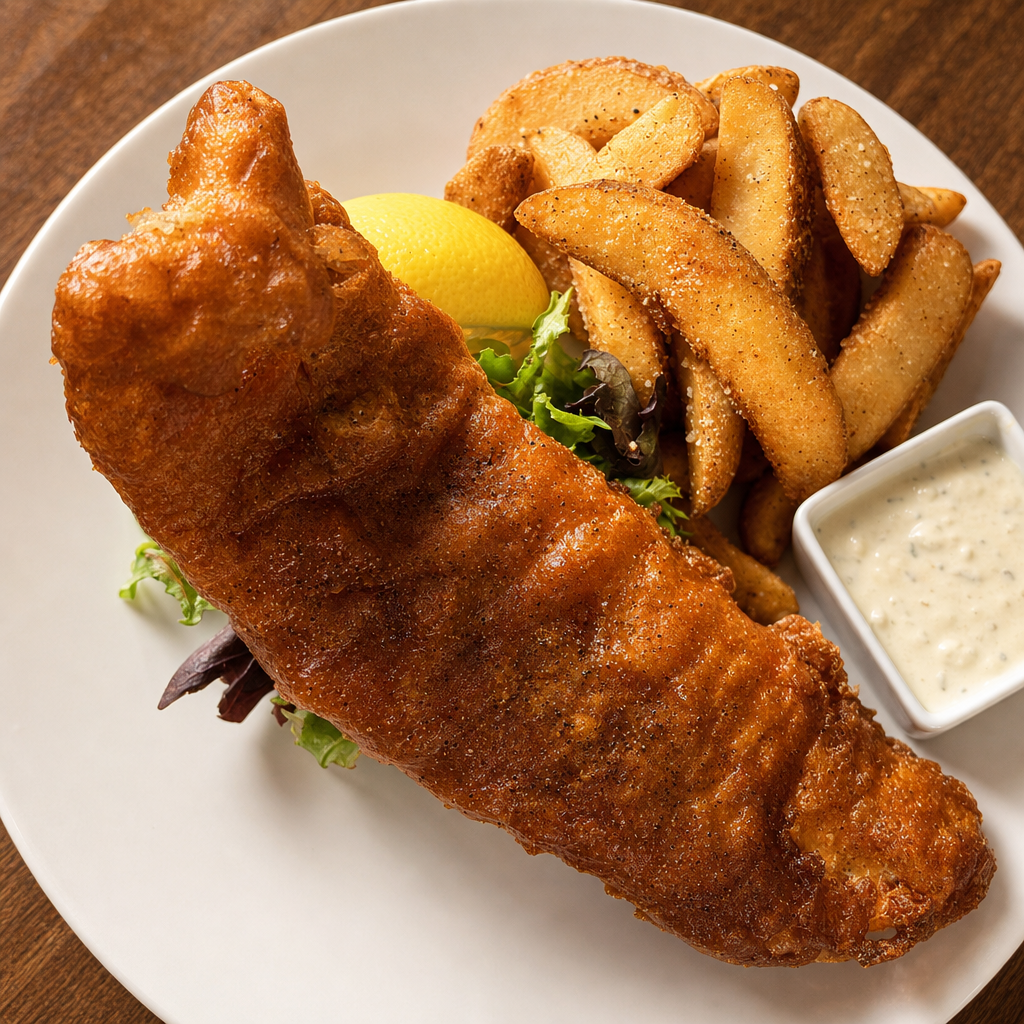 Fish and Chips.