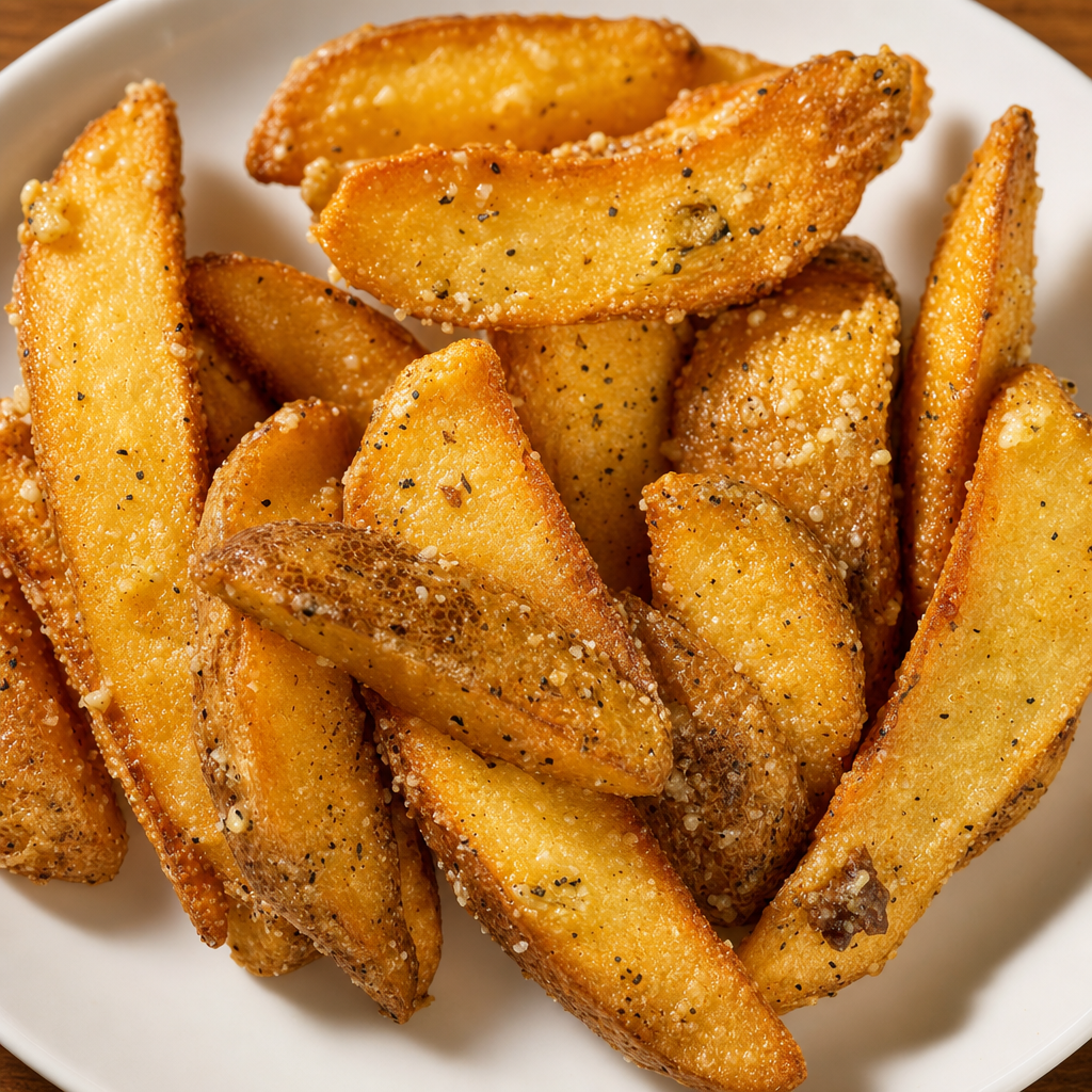 Truffle Parmesan Potato Wedges.