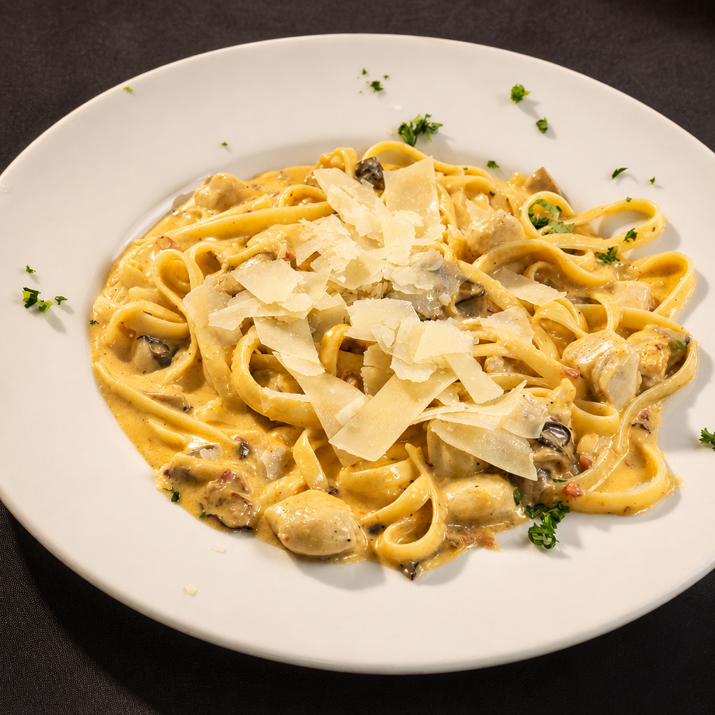 Chicken Portabella Pasta.