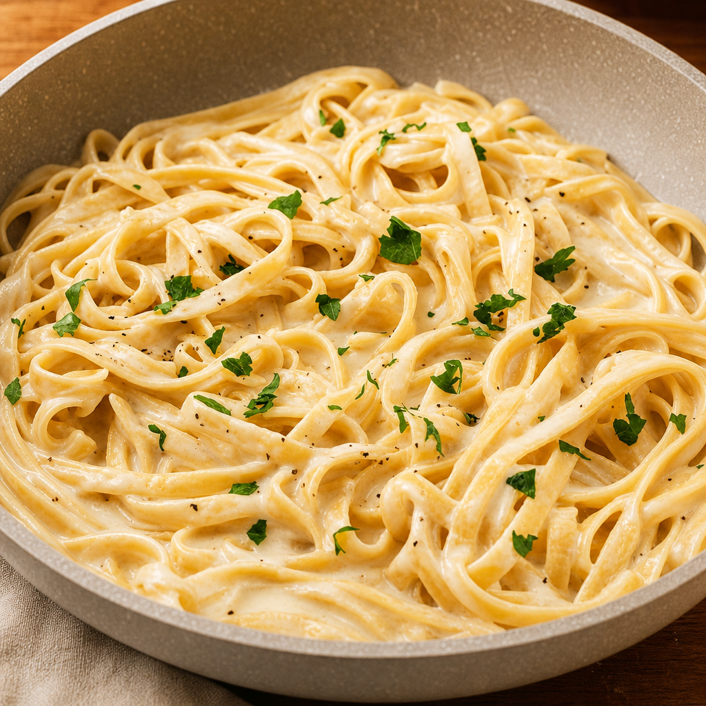 Fettuccine Alfredo.