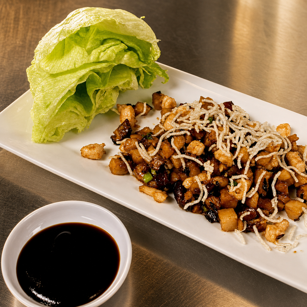 A4. Chicken or Shrimp Lettuce Wrap.