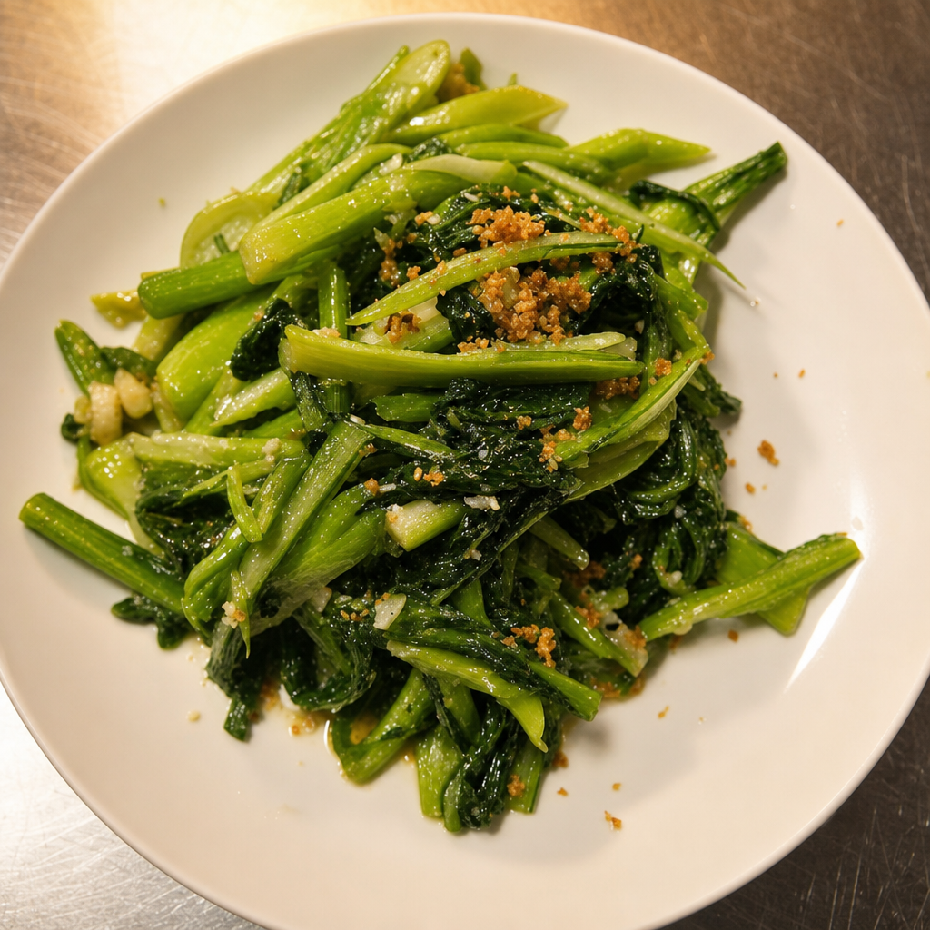 V10. Yu Choy W/ Garlic Sauce.