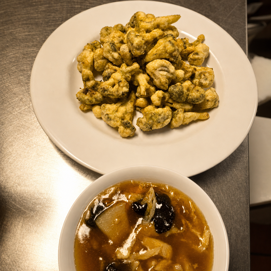V9. Sweet & Sour Mixed Vegetables.