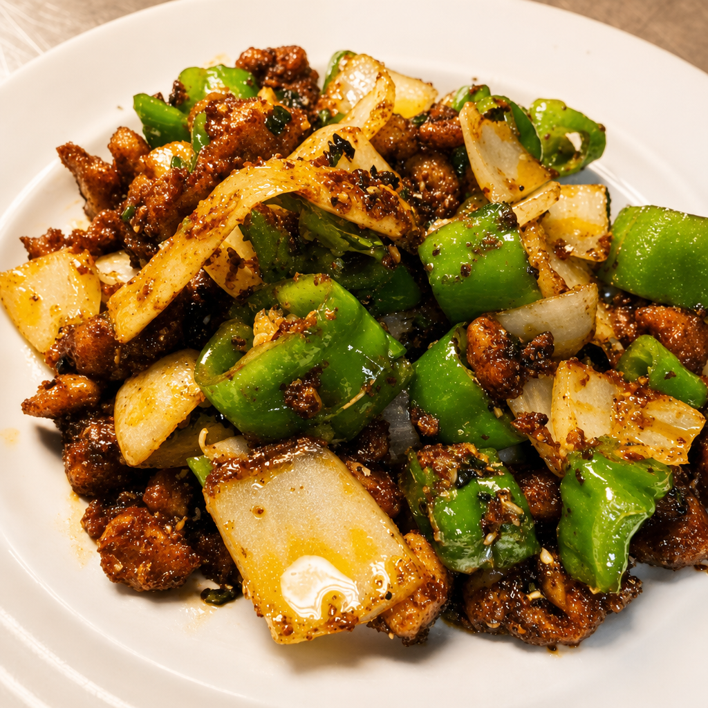 C16. Spicy Green Pepper with Chicken.