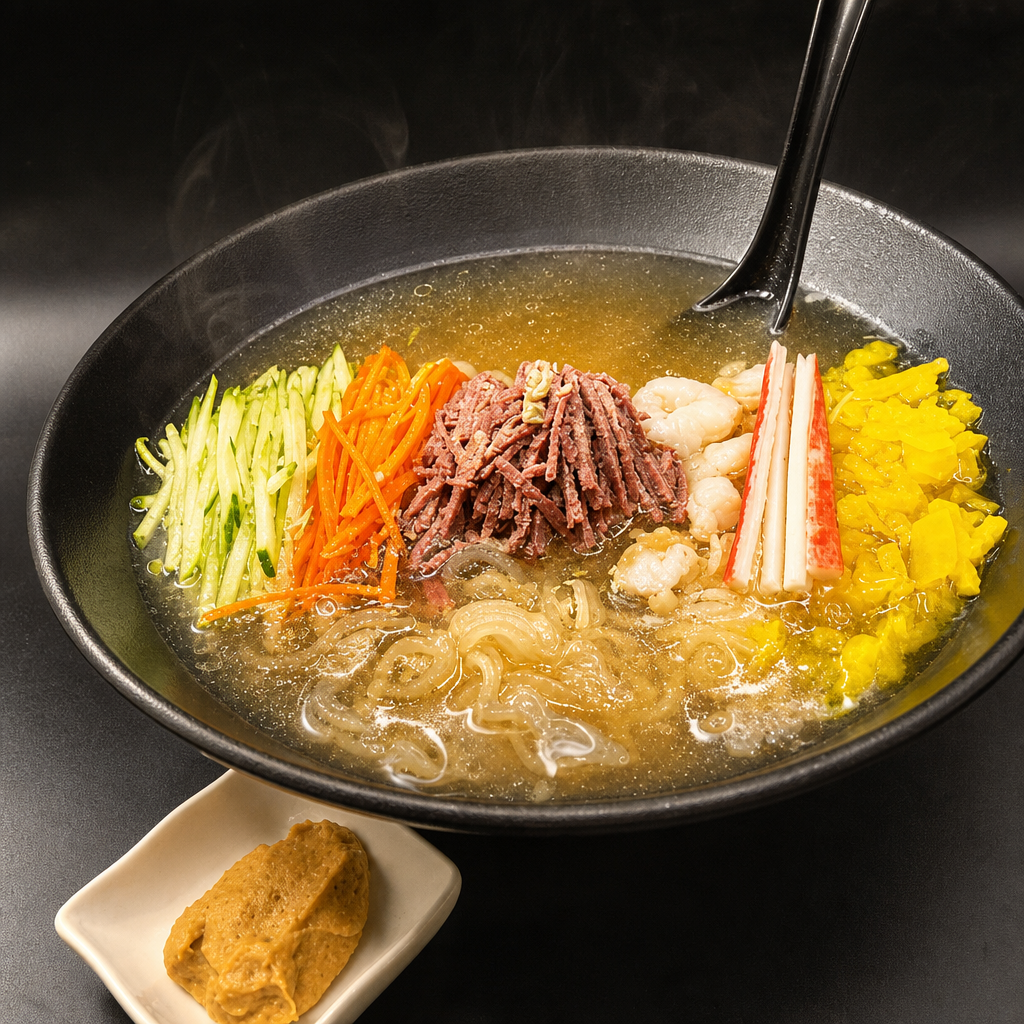 N12. Chinese Style Cold Noodle Soup.