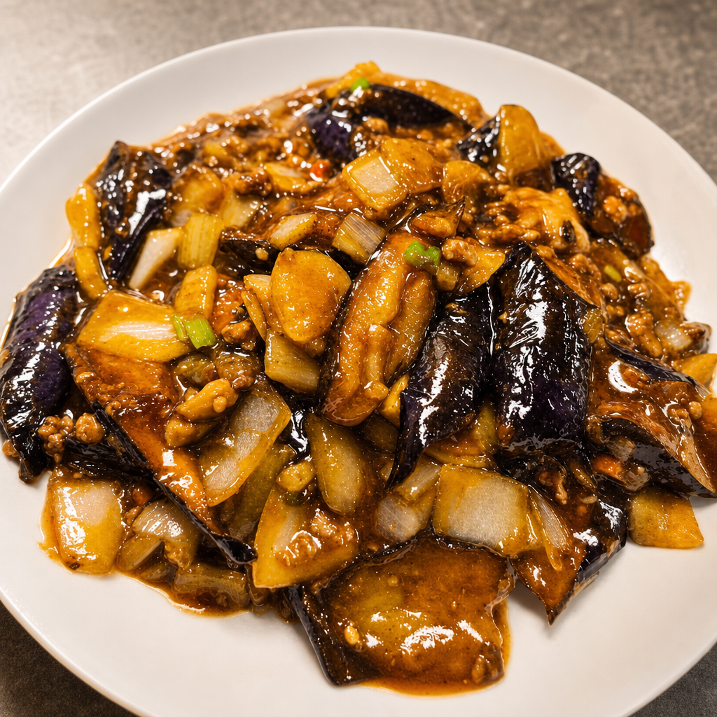 V14. Yushan Garlic Eggplant.
