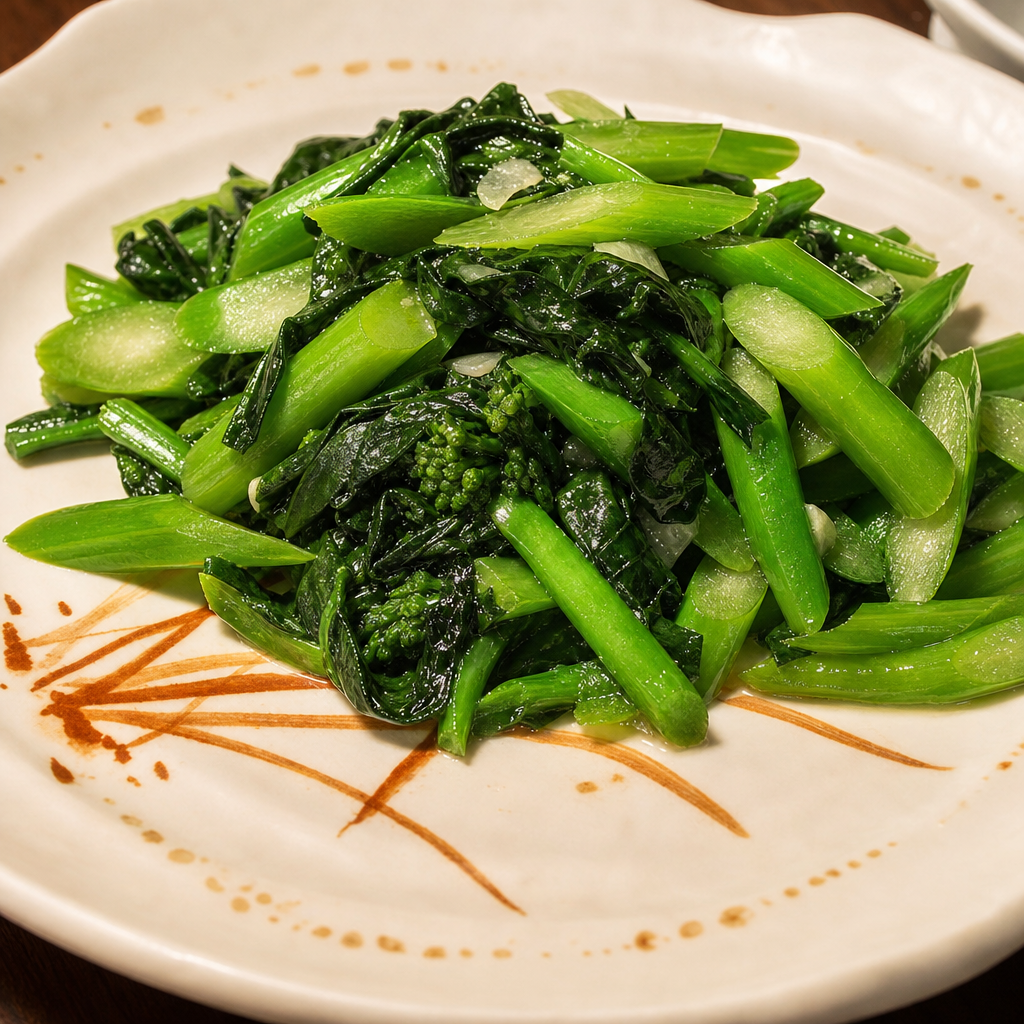 V5. Chinese Broccoli with Garlic Sauce.