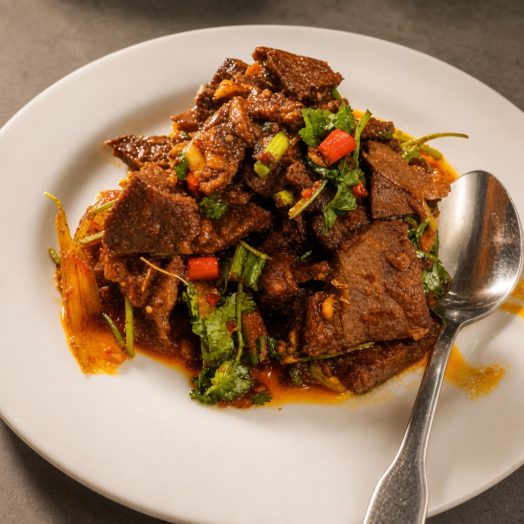 A7. Spicy Beef Shank & Tendon with Peppercorn