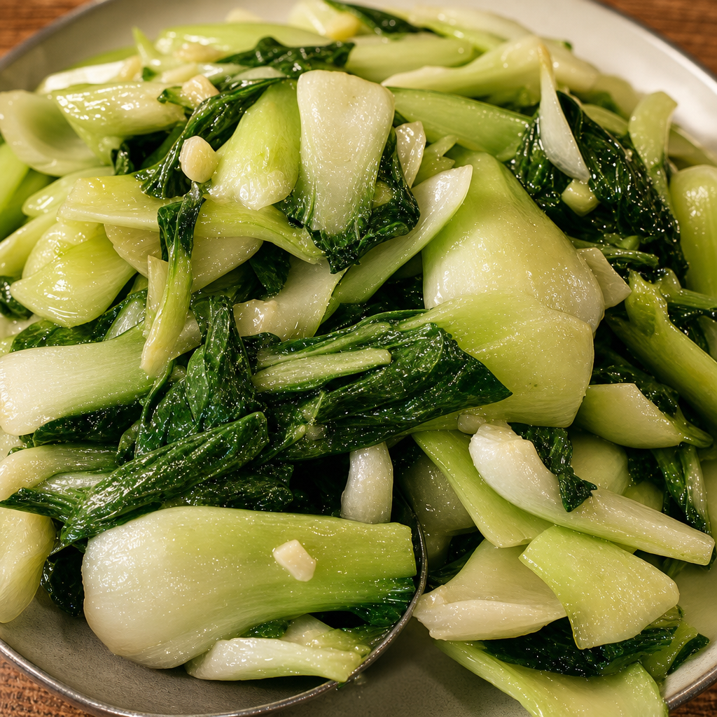 V7. Shanghai Bok Choy with Garlic Sauc.