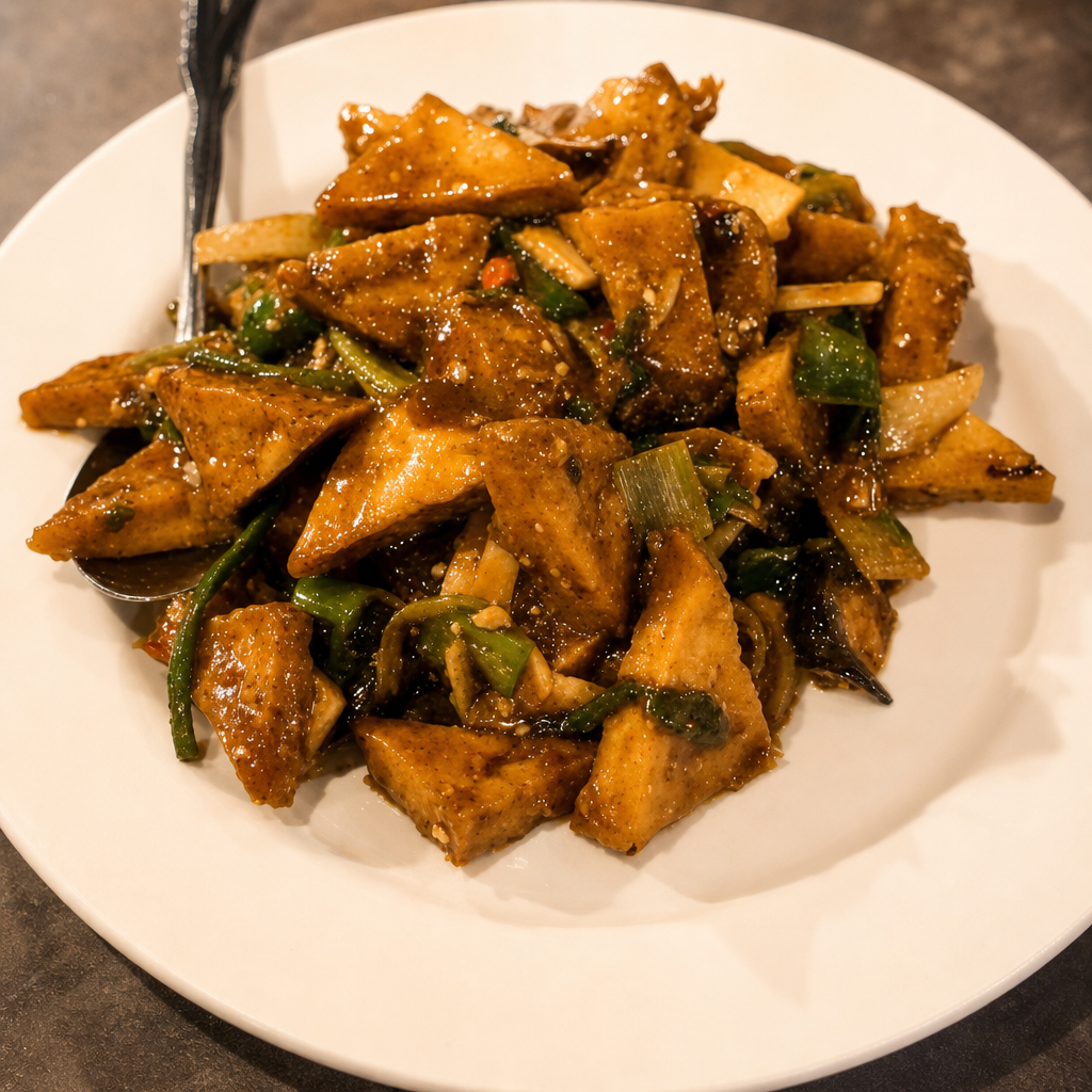 V3. Black Mushroom with Tofu.