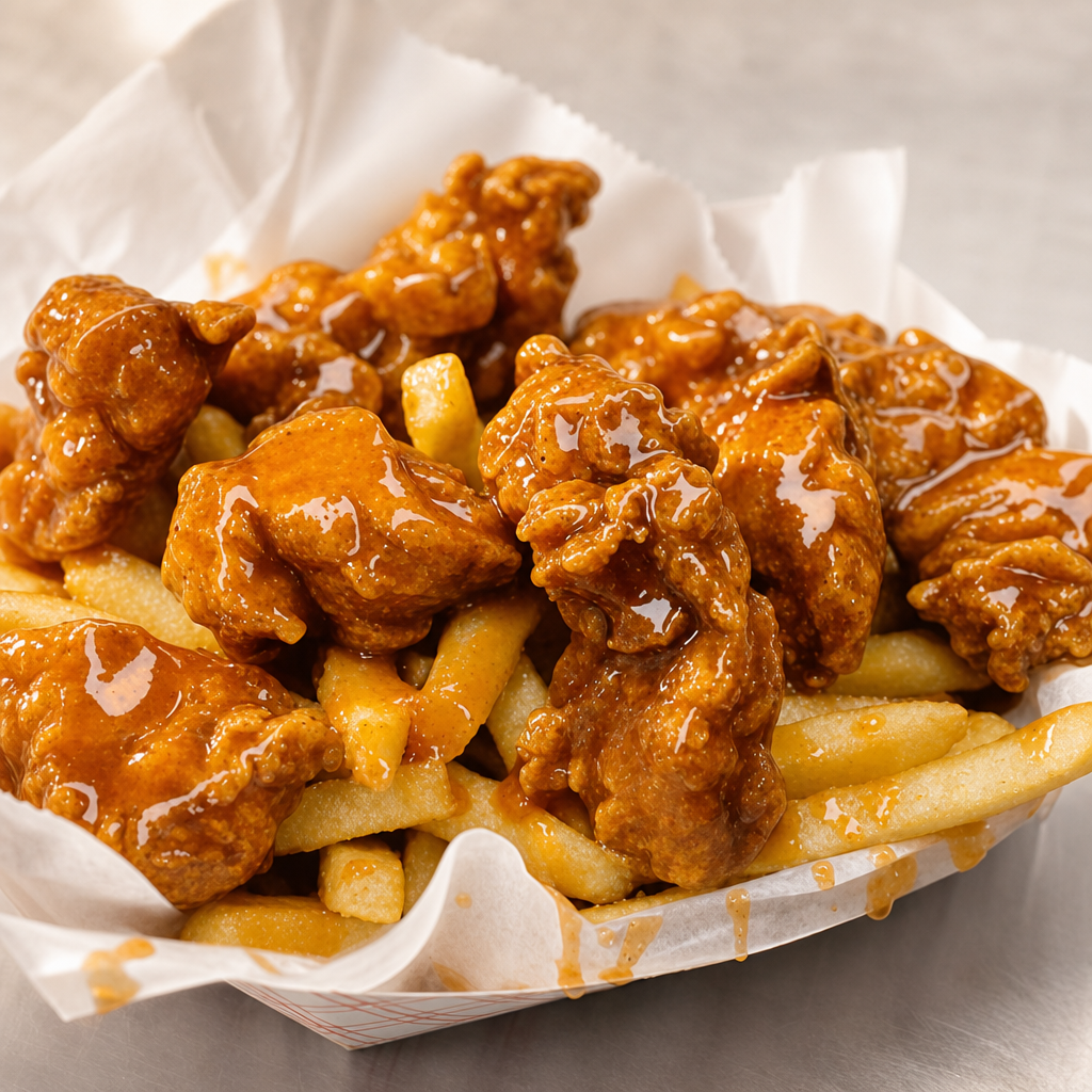 15 Pcs Boneless Wings with Fries