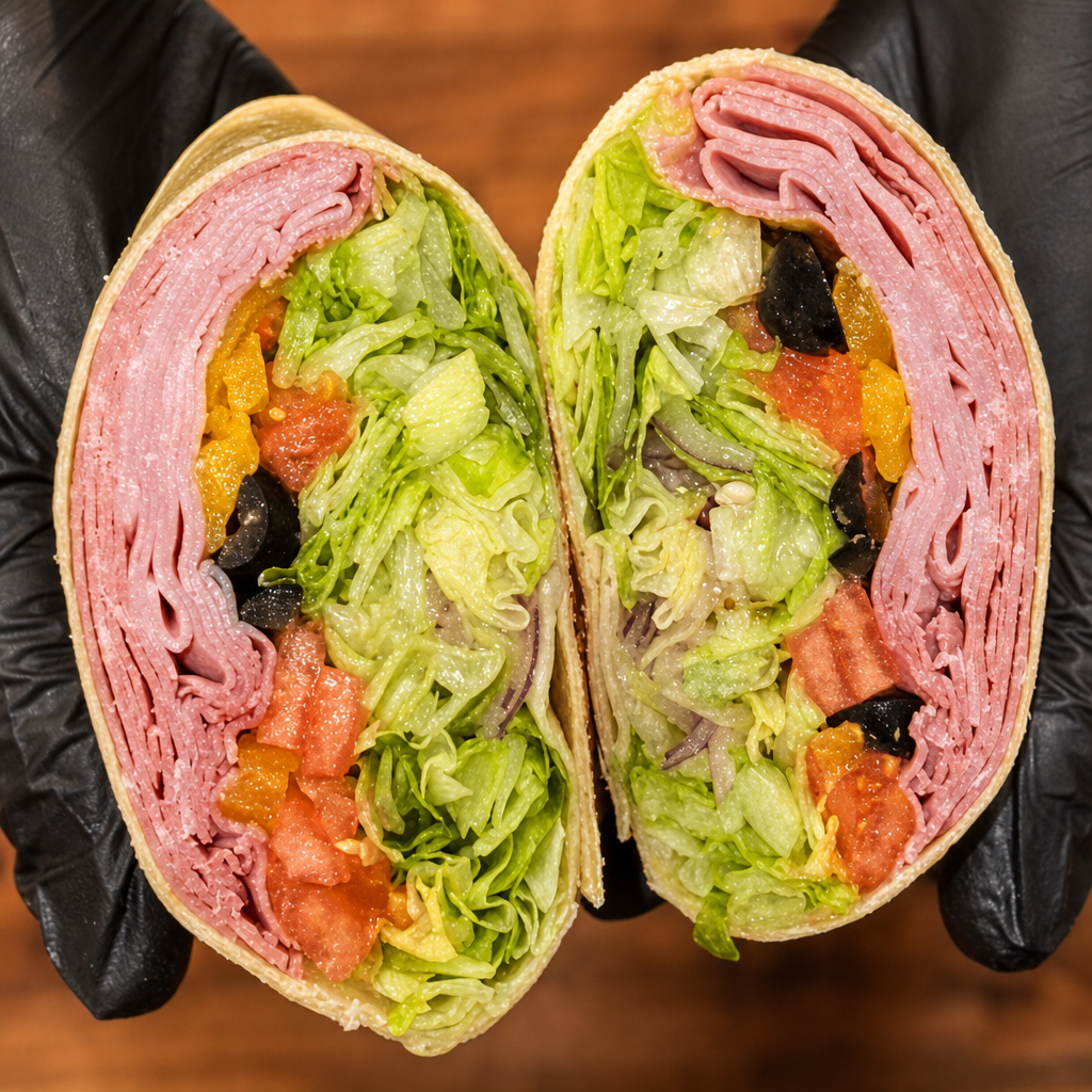 Ham and Cheese Wrap.