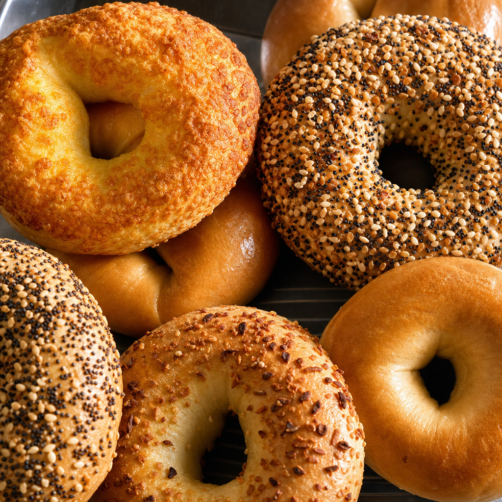 1/2 dozen bagels.
