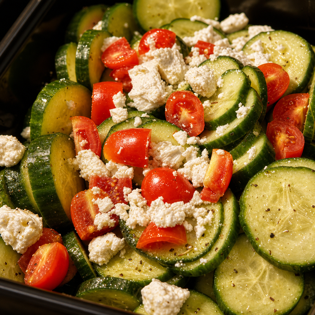 Cucumber salad.