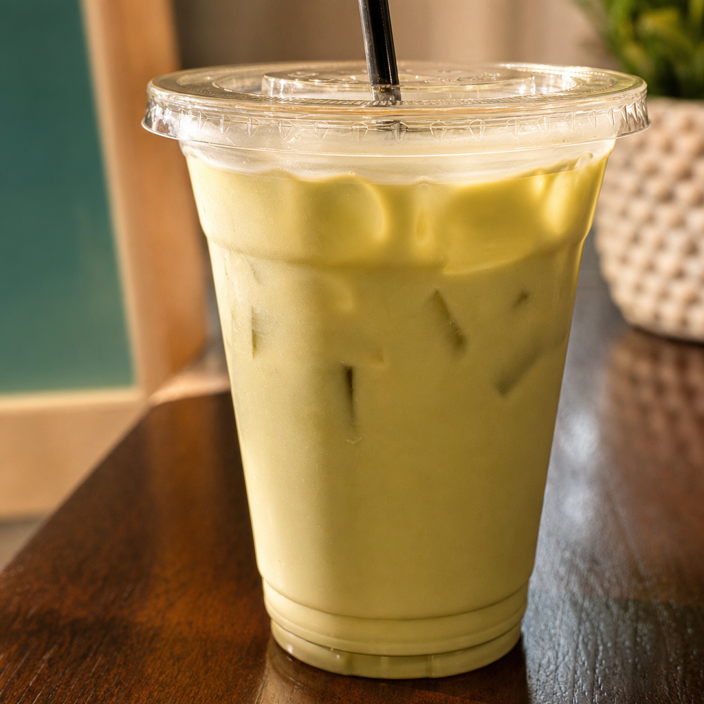 Matcha Lavender Latte.