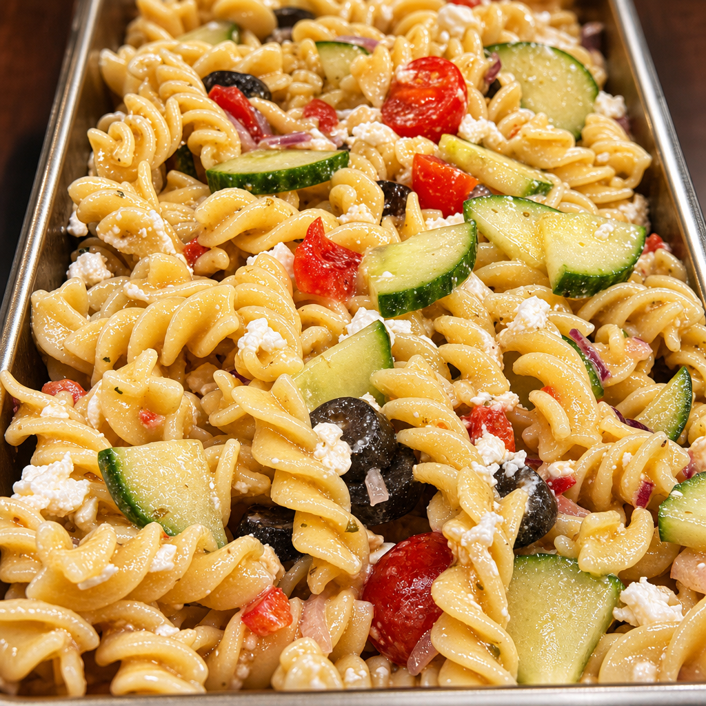 Greek Pasta Salad.