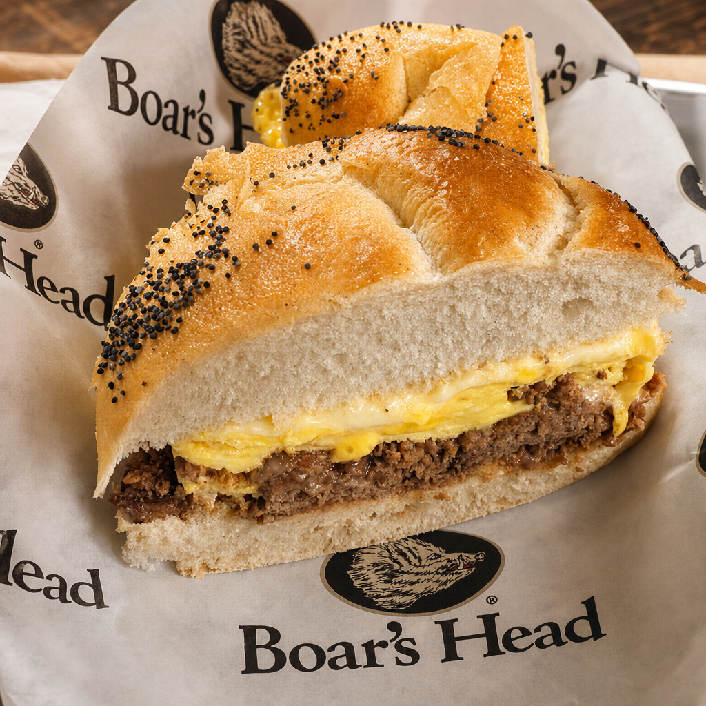 Steak, egg and cheese.