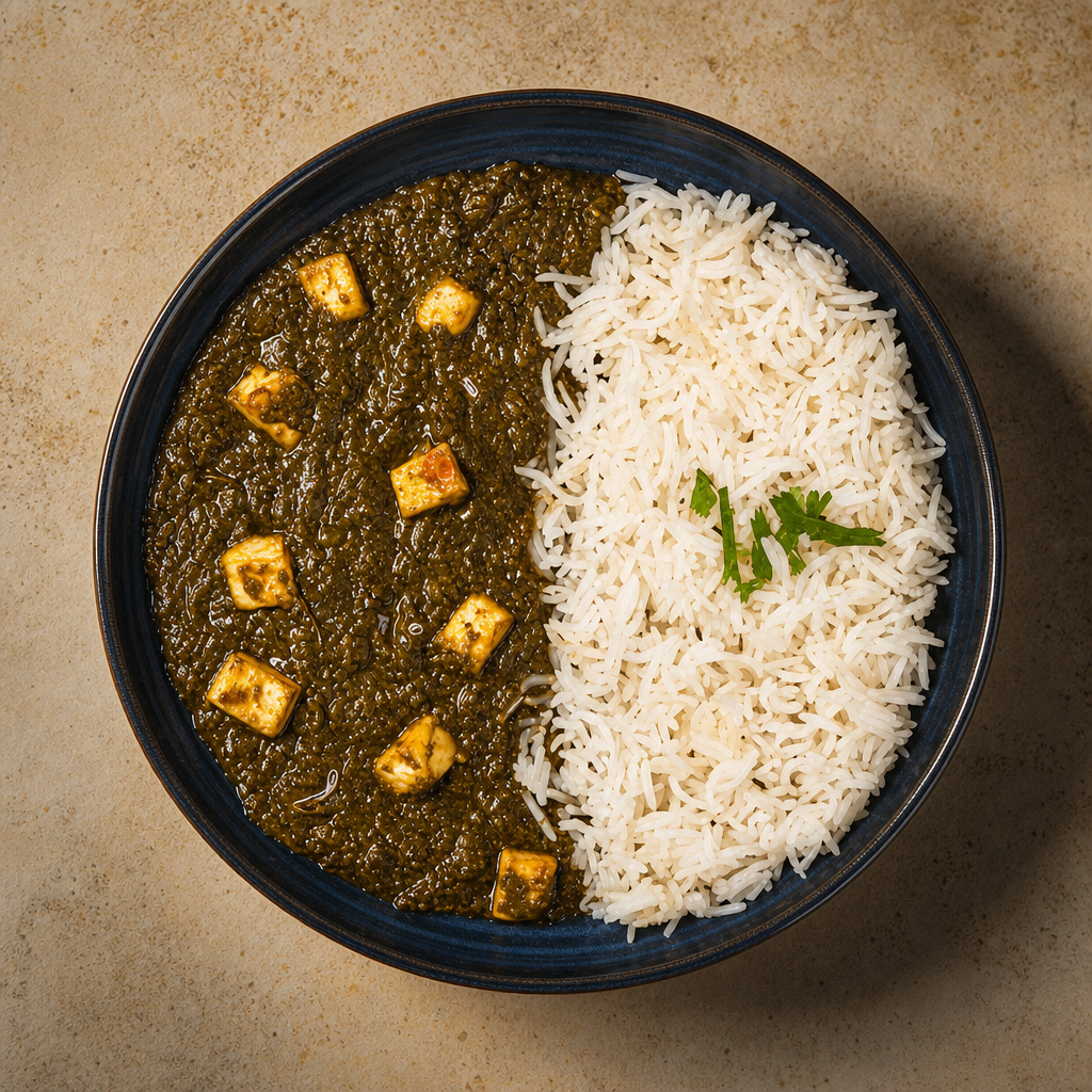 Palak Curry Bowl.