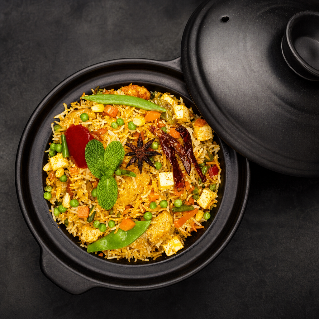 Veg Biryani.