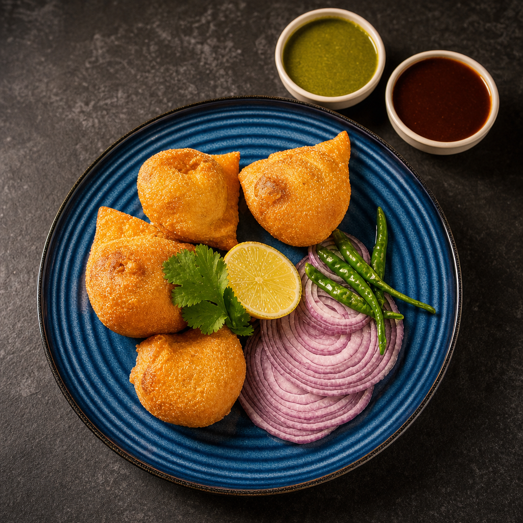 Veg Samosas.