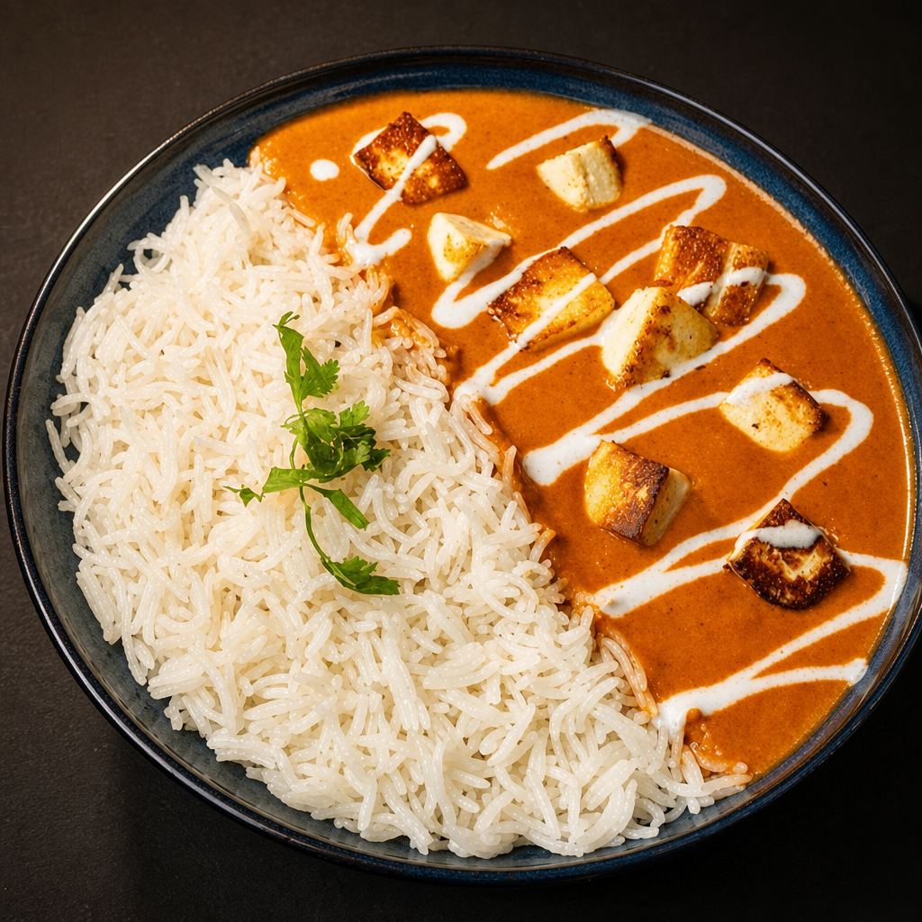 Butter Paneer Masala Bowl.