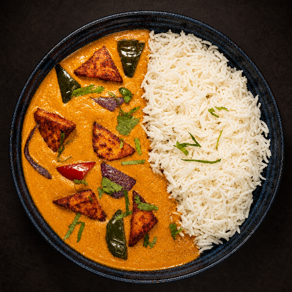Tikka Masala Bowl w/ Garlic Naan