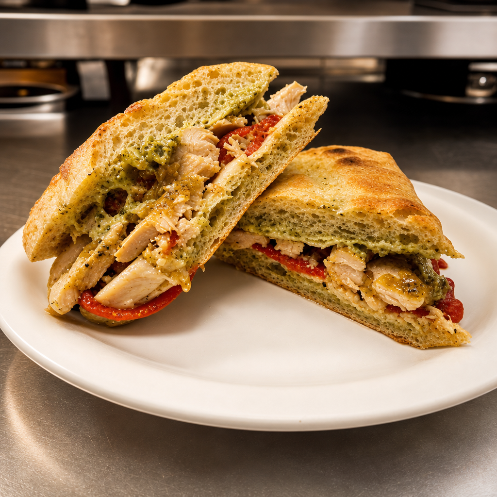 Chicken Pesto Panini.