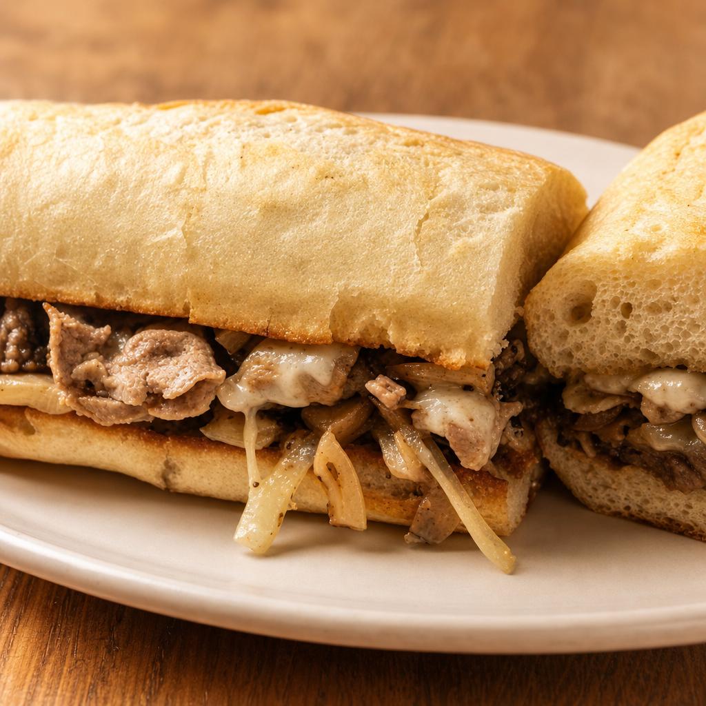 Steak & Mushrooms Sub.