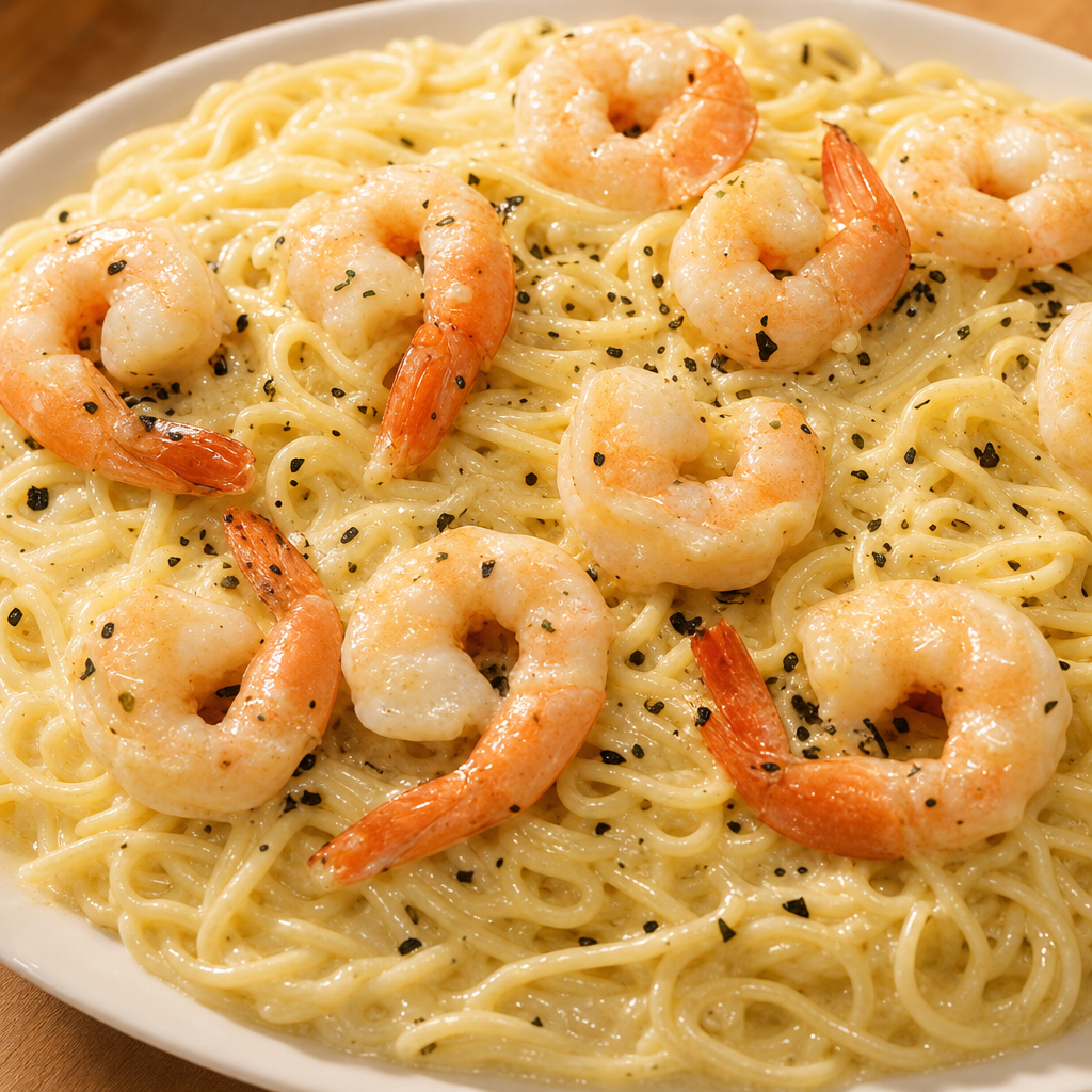 Shrimp Bianco.