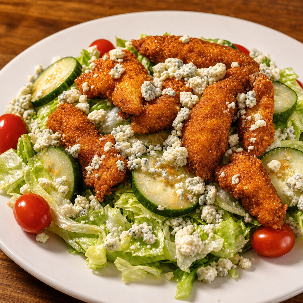 Buffalo Wing Salad.