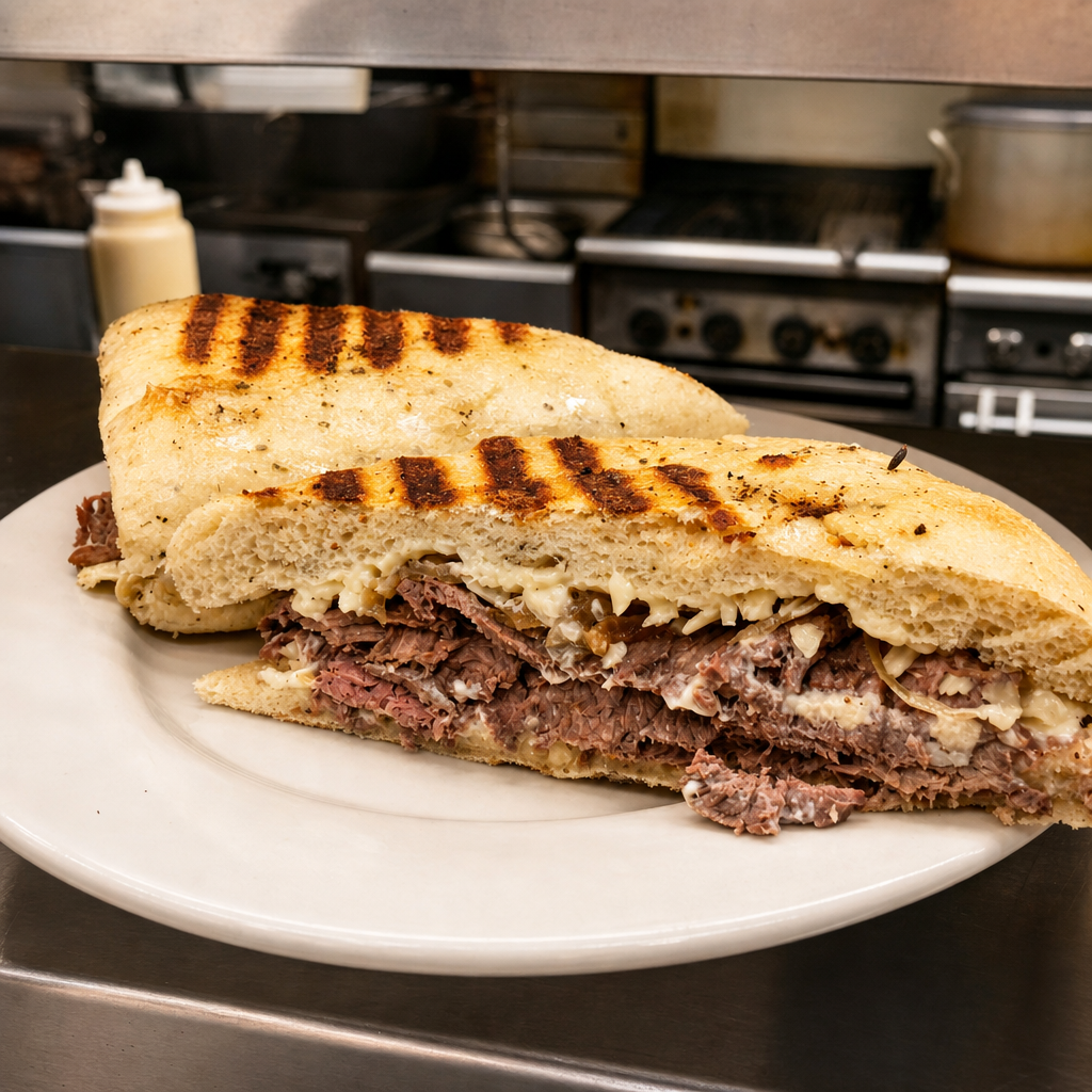 Roast Beef Panini.