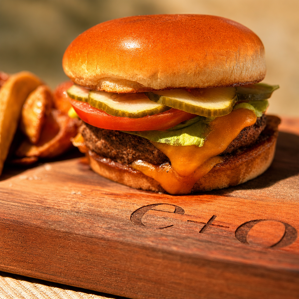 E+O Cheeseburger.