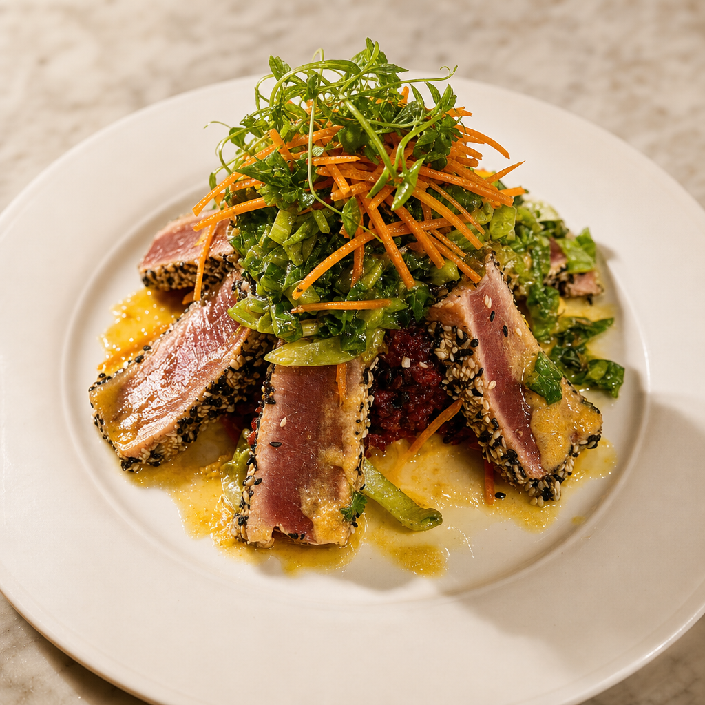 Sesame Crusted Tuna.