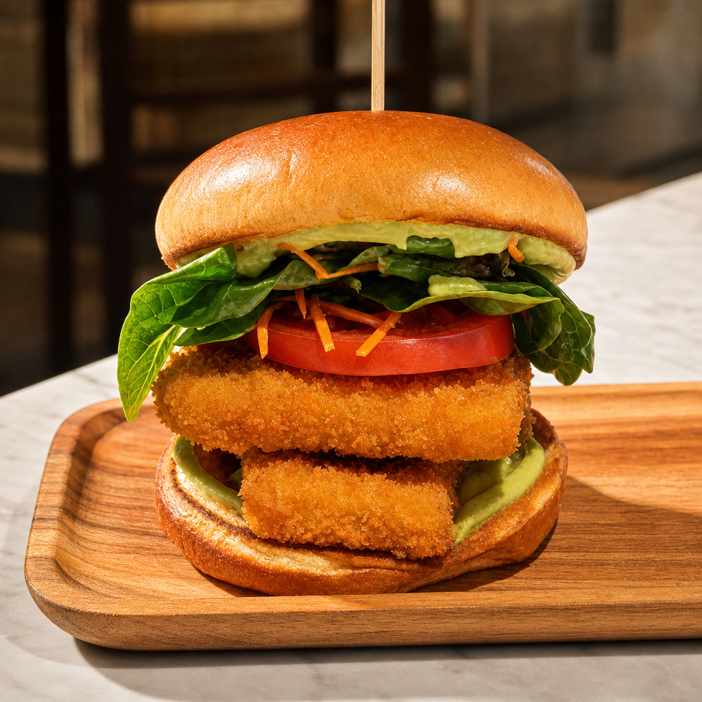 Crispy Tofu Sandwich.