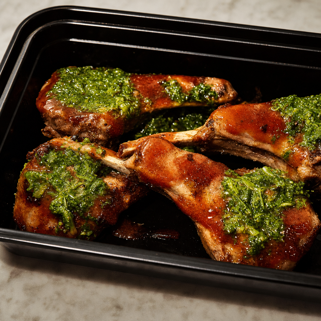 Yakitori Grilled Lamb Chops.